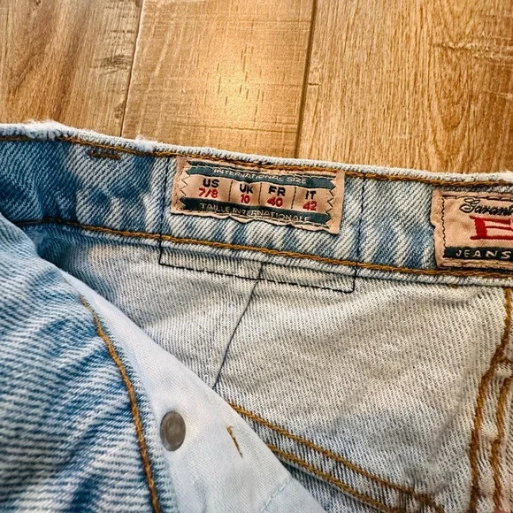 90’s‎ Vintage Express High Rise Slim fit Women's Light Wash Jeans - Picture 3 of 6